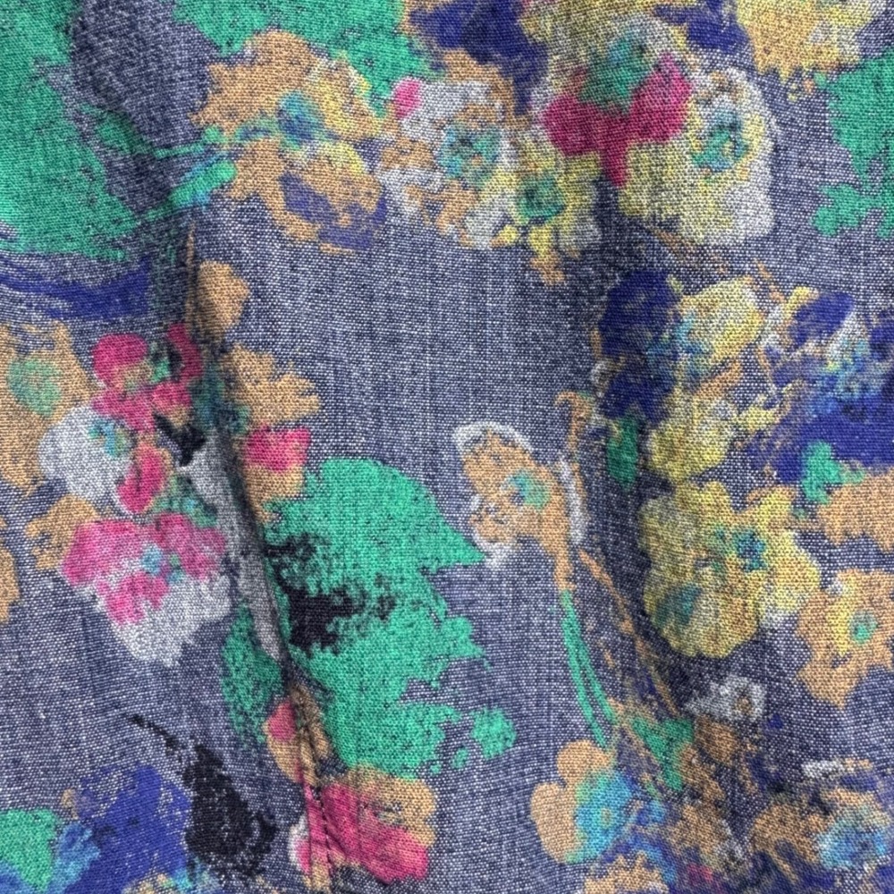 Gap Y2K Floral Mini Dress 0 Festival Cottage Goblincore Granny Garden Fairy Boho - Picture 9 of 11